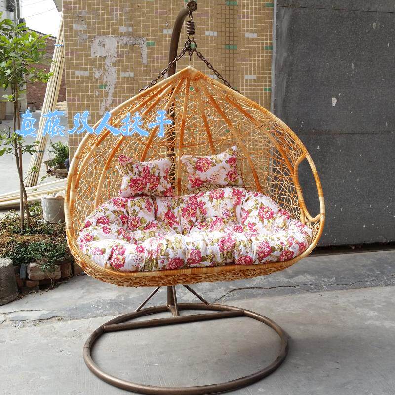 Single double hammock Enough with wide real vine Cradle rattan Rattan-Rattan Basket Reinforced Indoor Pod Benches Bird Nest