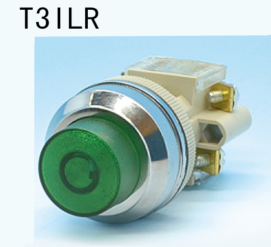 Day to TEND T3ILR-1C convex high head with light button switch aperture 30mm start button