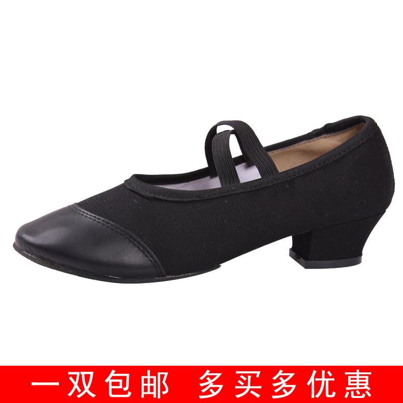 Square Dance Shoes Folk Dance Shoes Teacher Shoes Ballet Character Dance Shoes Hard Ground Practice Shoes Outdoor Social Dance Shoes