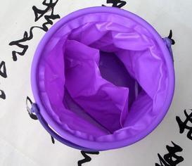 Flush-drilling folded bucket with isolated bucket Bucket Fishing Barrel Large number l Color random