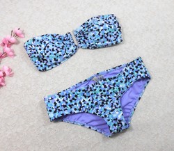 ການຄ້າຕ່າງປະເທດຄໍາສັ່ງຕົ້ນສະບັບ A803 sexy tube top model bikini set swimsuits swim trunks ລາຄາພິເສດ