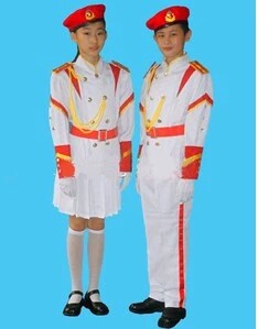 Drum clothing for primary school students flag-raising hand clothing Drum team clothing Wind music clothing Children's honor guard clothing new