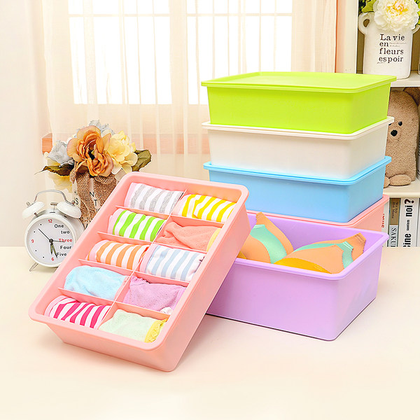 艾仕可 有盖内衣收纳盒 三件套 ¥16.9包邮 多色可选 艾仕可 有盖内衣收纳盒 三件套 ¥16.9包邮 多色可选