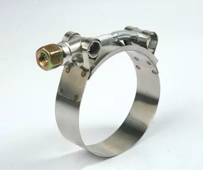 Stainless steel T-type strong throat hoop clamp hoop automotive water pipe tubing clip 51-160mm