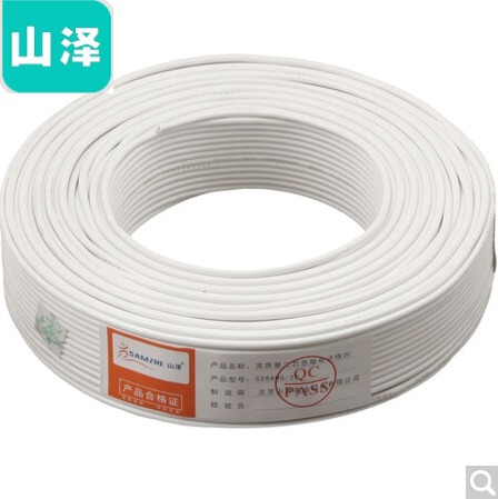 Mountain Zee (SAMZHE) C28BWG-2C 2 core single strand pure copper telephone line RJ11 telephone line 