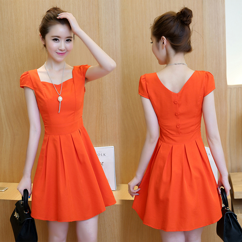 Short-Sleeved Petite Dress 2026 New Summer Women's Clothing Fresh and Casual Slimming Elegant A-Line Dress Trendy Short-Sleeved Petite Dress 2026 New Summer Women's Clothing Fresh and Casual Slimming Elegant A-Line Dress Trendy