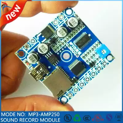 Woodpecker electronic multifunctional MP3 audio decoding board 10W power amplifier SPI memory U disk TF SD card