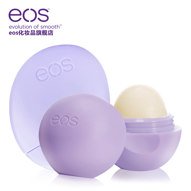 eos/伊欧诗迷情百香果润唇膏丝柔花语护手霜套装