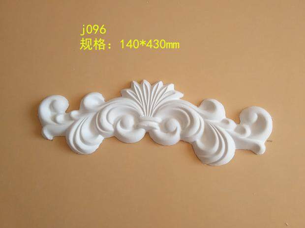 Plaster floral corner J096 wall matching wall floral stylishment embellishment European-style relief smallpox door head sculpted decoration