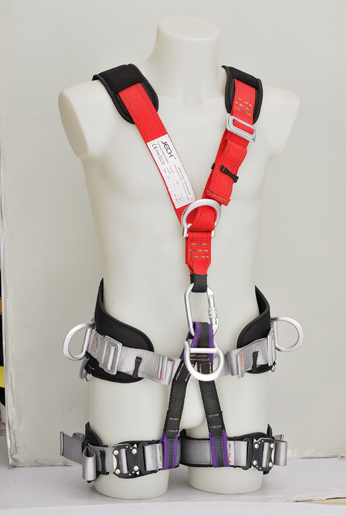Climbing seatbelts Field to expand training and rescue escape by seat belt rock climbing seatbelt
