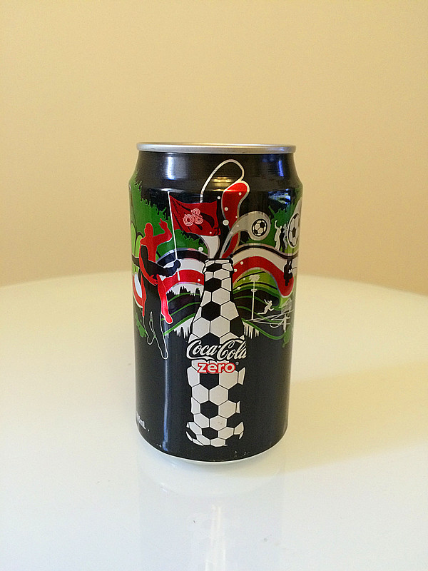 Coca-Cola Hong Kong Zero Euro Cup Promotion Can
