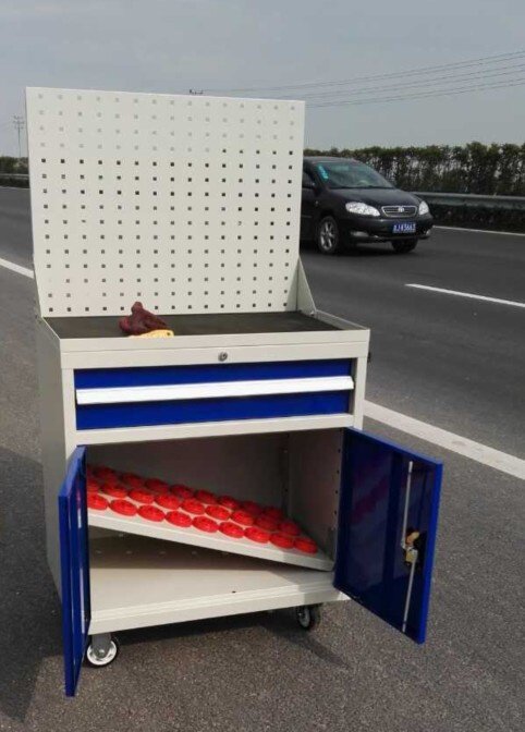 Cutter Car Cabinet BT40BT50 Cart Heavy Duty 1 Drawer 1 Door Removable CNC Machining Tool Car Cabinet