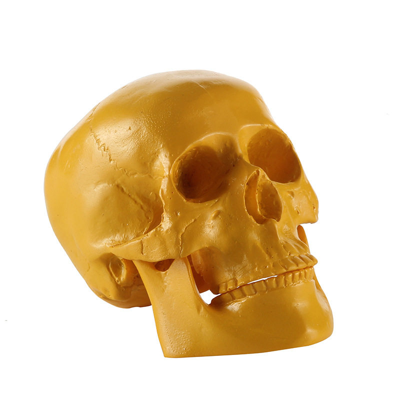 Yellow Skull Skullow Skullow Personality Creative DIY