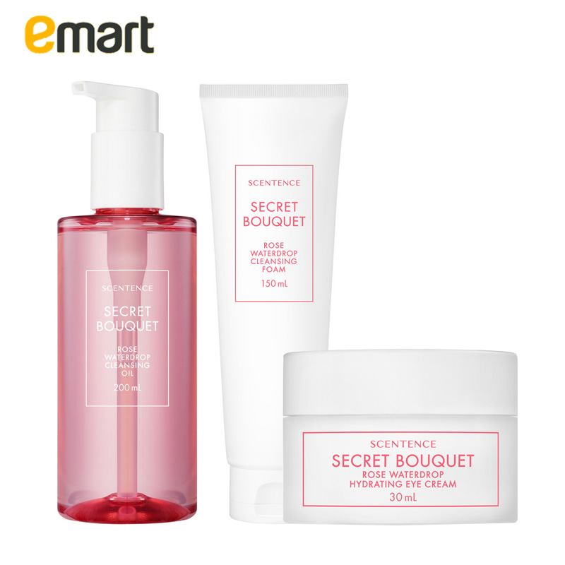 EMART海外 SCENTENCE秘密花束 卸妆油200ml+洁面乳150ml+眼霜50ml