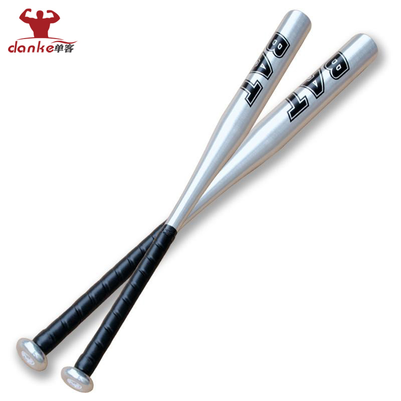 Single aluminum alloy thickened baseball bat Baseball bat Self-defense stick a car 34 30 inches