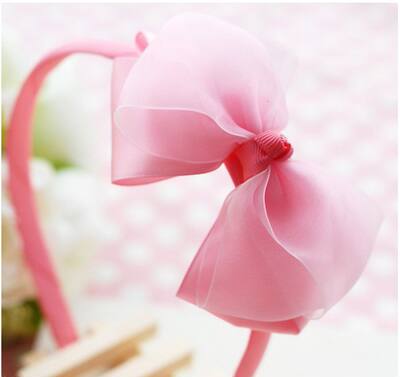 Korean children's hair accessories, girls' headwear, Korean baby hair bands, headbands, children's candy-colored hair bands, bow headbands