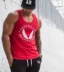 Thể hình áo vest thể thao đáy quần sling chạy rào cản bông cotton thoáng khí từ cơ bắp nam nữ áo ba lỗ tanktop nam Áo vest cotton