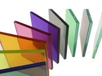 Double tempered laminated glass sun room stair handrail glass glue film PVB