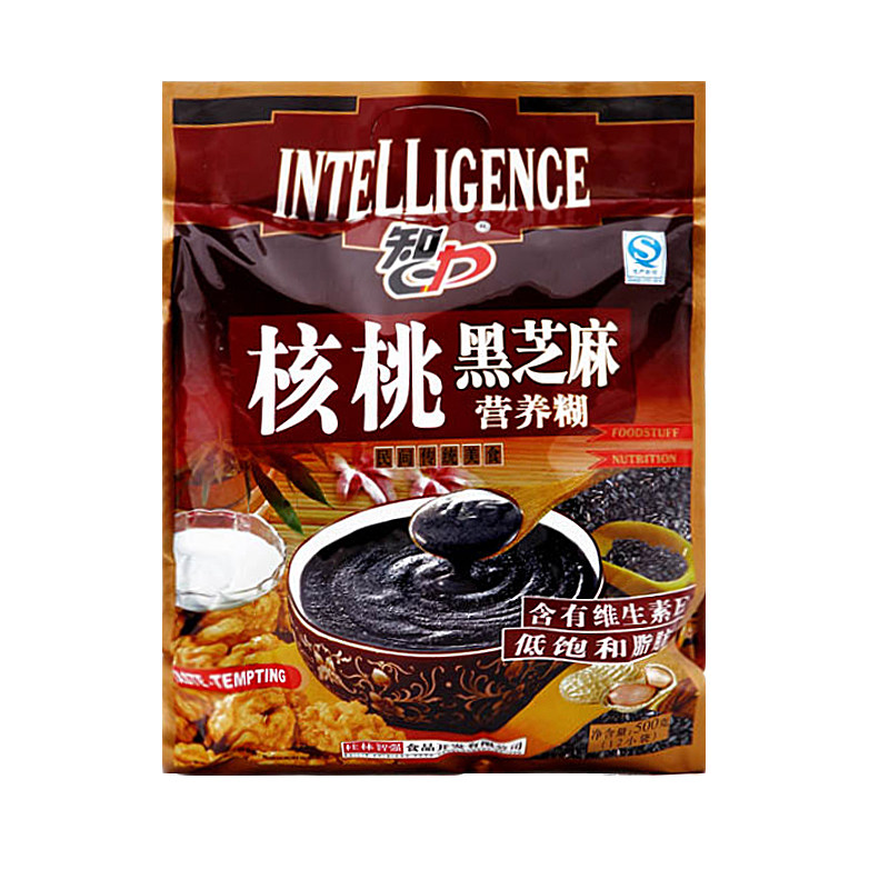【天猫超市】智力 核桃黑芝麻营养糊 500g传统休闲充饥美食○