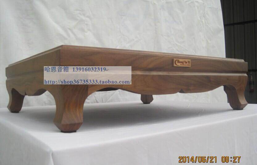 Reputable Sound Rack Classical Single Layer Solid Wood Black Walnut Wood Cabinet Equipment Rack Power Amplifier TV cabinet