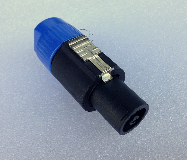 Speaker Karon head Professional stage speaker Kannon head Ohm hair clip lonhead 4-core sound wire joint