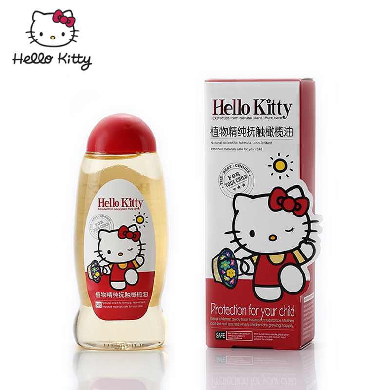 【天猫超市】Hello Kitty 植物精纯抚触橄榄油100g 按摩油抚触油