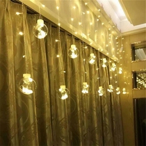 LED lights flash lights full of star curtain lampwishball hung lamp anchor background wedding room decoration