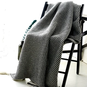 chăn Bắc Âu lạnh chăn thời trang sofa thường chăn lười biếng đi chăn toa xe với một bìa chân đơn chăn trang trí - Ném / Chăn