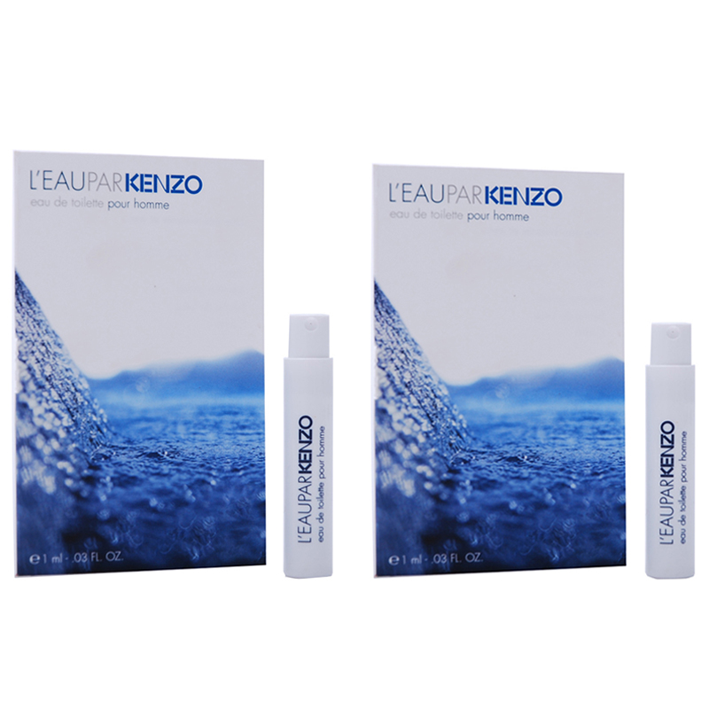 Kenzo高田贤三凯卓纯净之水风之恋男士香水1ml*2试管