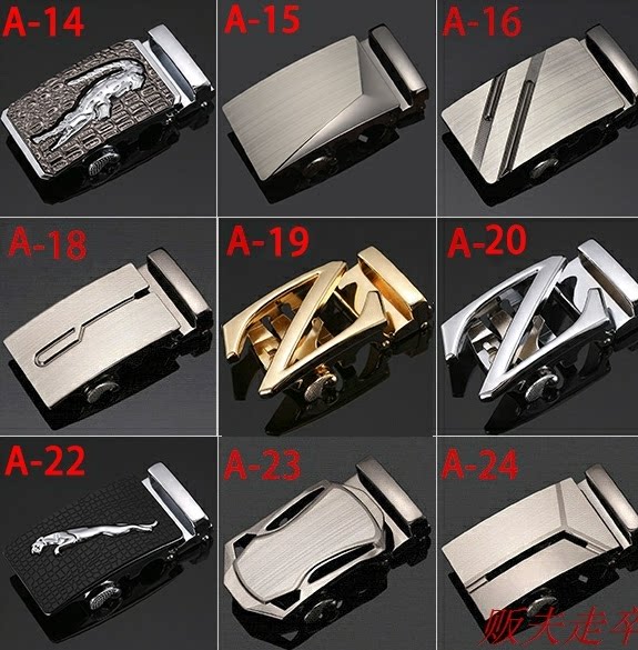 Toothed automatic belt head Stainless steel belt head Belt buckle men's pants belt head 3 5CM belt head accessories