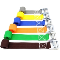 Multi-purpose pressure buckle tensioner self-driving bundler luggage fixing strap simple cargo tightening band 3 8cm