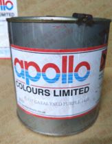 British APOLLO Apollo screen printing ink glass metal nylon ink C317 purple including 13% tax
