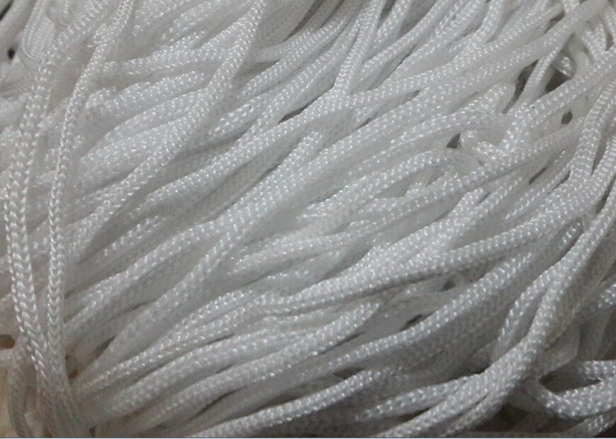 3mm air core white nylon rope shutter curtain pull rope solid rope pull rope solid rope pull rope 3 m