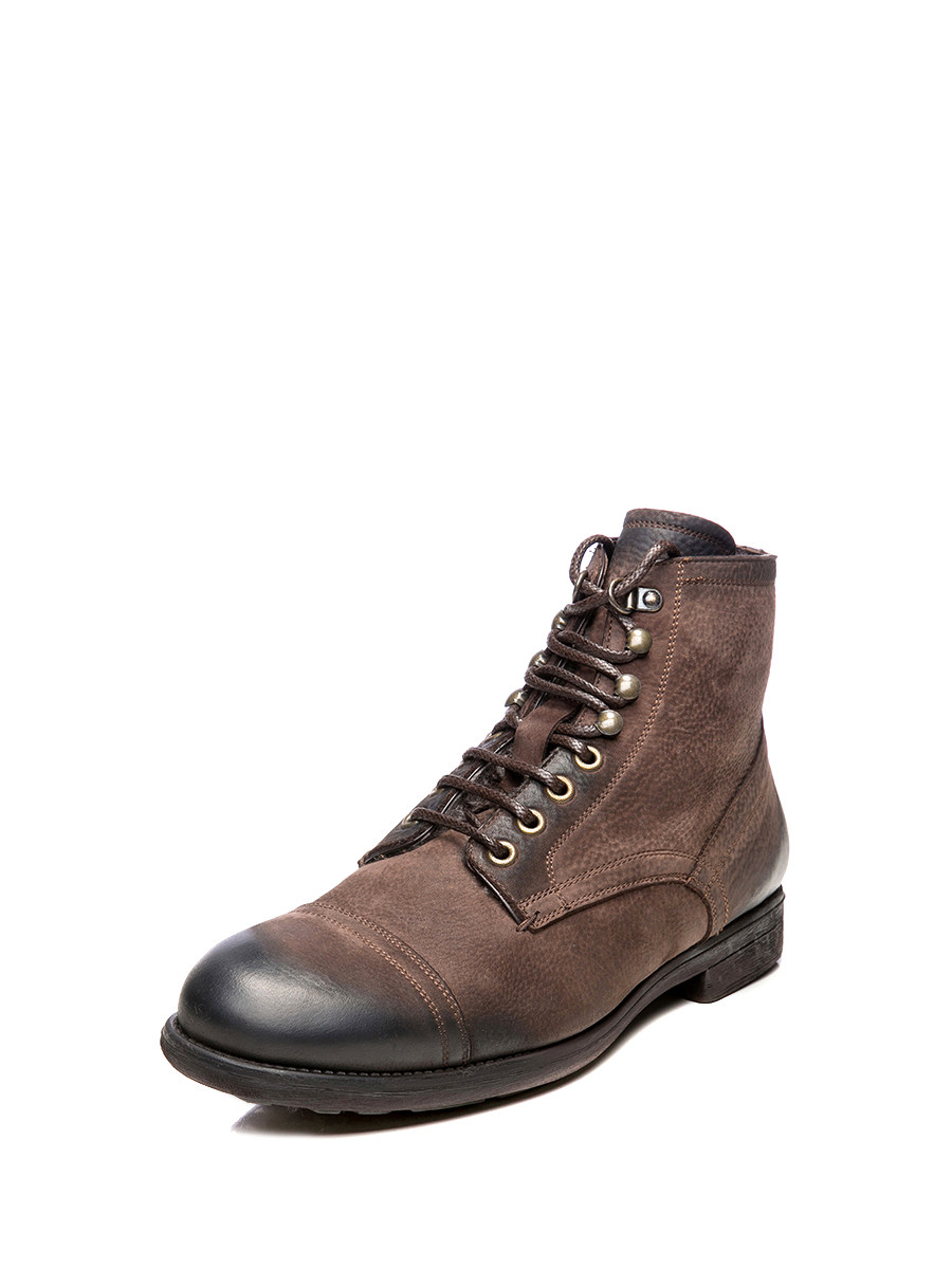 Dolce&Gabbana 灰棕色做旧款擦色马丁靴