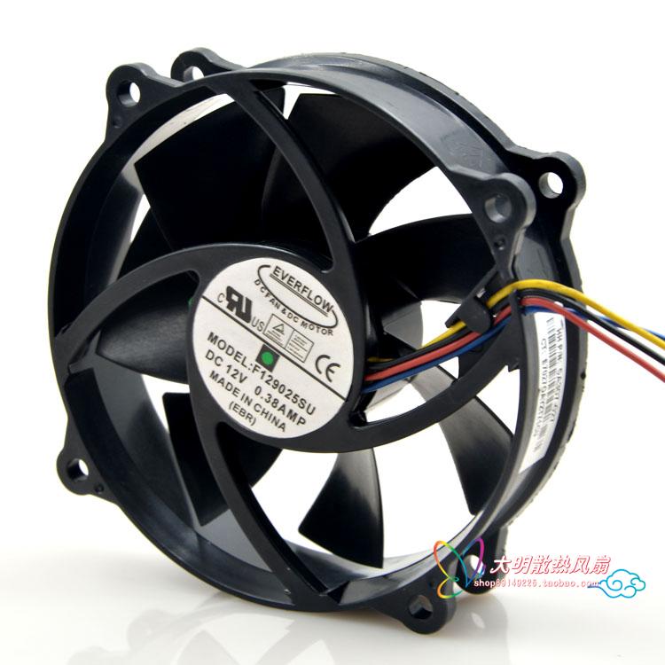 EVERFLOW F129025SU 9025 12V 0 38A 4-wire pwm cooling fan CPU fan