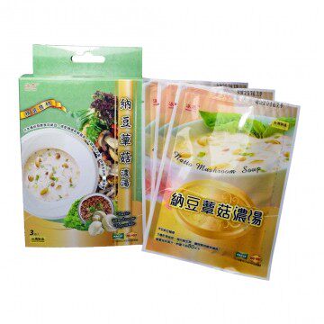 【泳亮】纳豆蕈菇浓汤 *3袋入台湾官网直邮进口