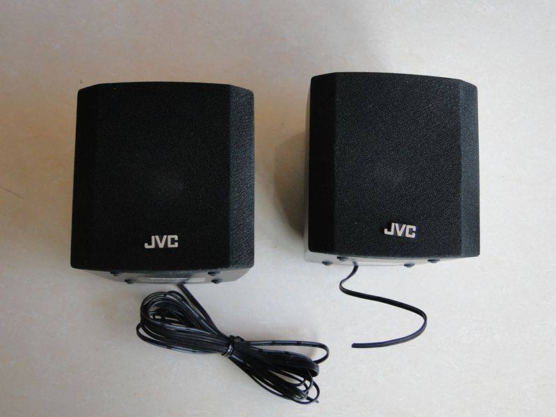 9 New original JVC surround small speaker pair