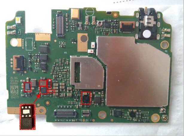 Suitable for Redmi 4A light control Y3 3756 backlight boost diode coil 8178 capacitor display ic