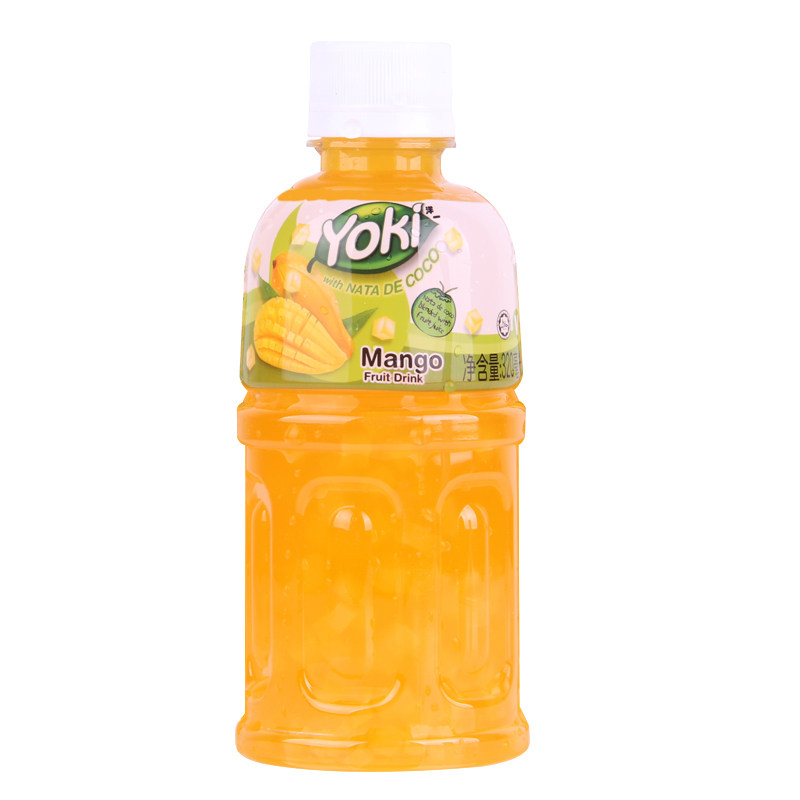 【天猫超市】马来西亚进口 Yoki洋一芒果果汁饮料320ml  含椰果