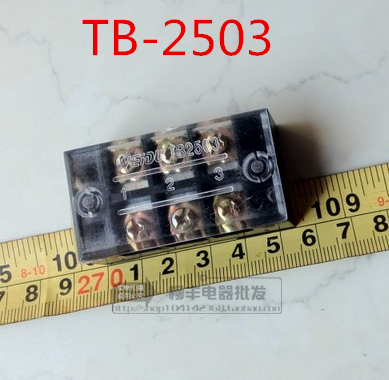 TB-2503L TB-2503L TB-2503 600V 25A 3P 3P terminal connector for wiring ends