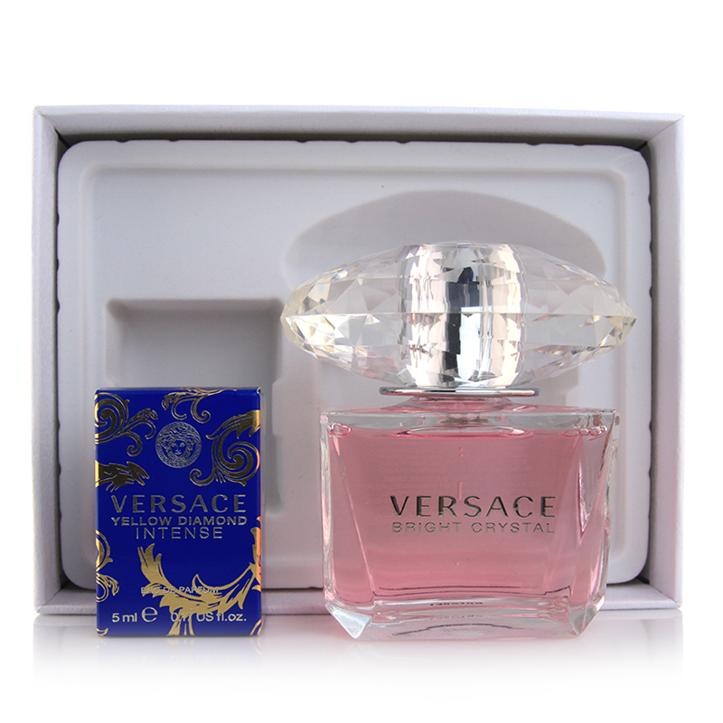 Versace/范思哲女士香水淡香水明亮水晶粉钻幻影金钻礼盒套装