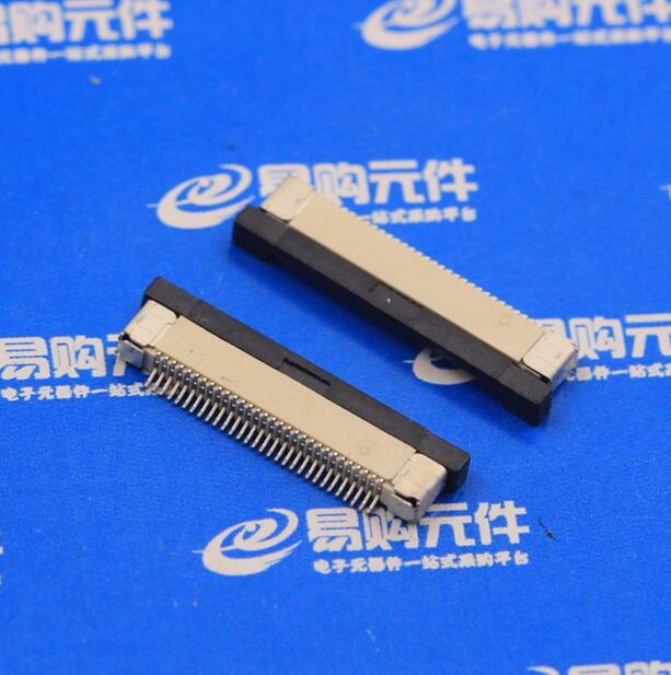 FFC FPC seat connector 0 5mm pitch clamshell down type 4P-50P