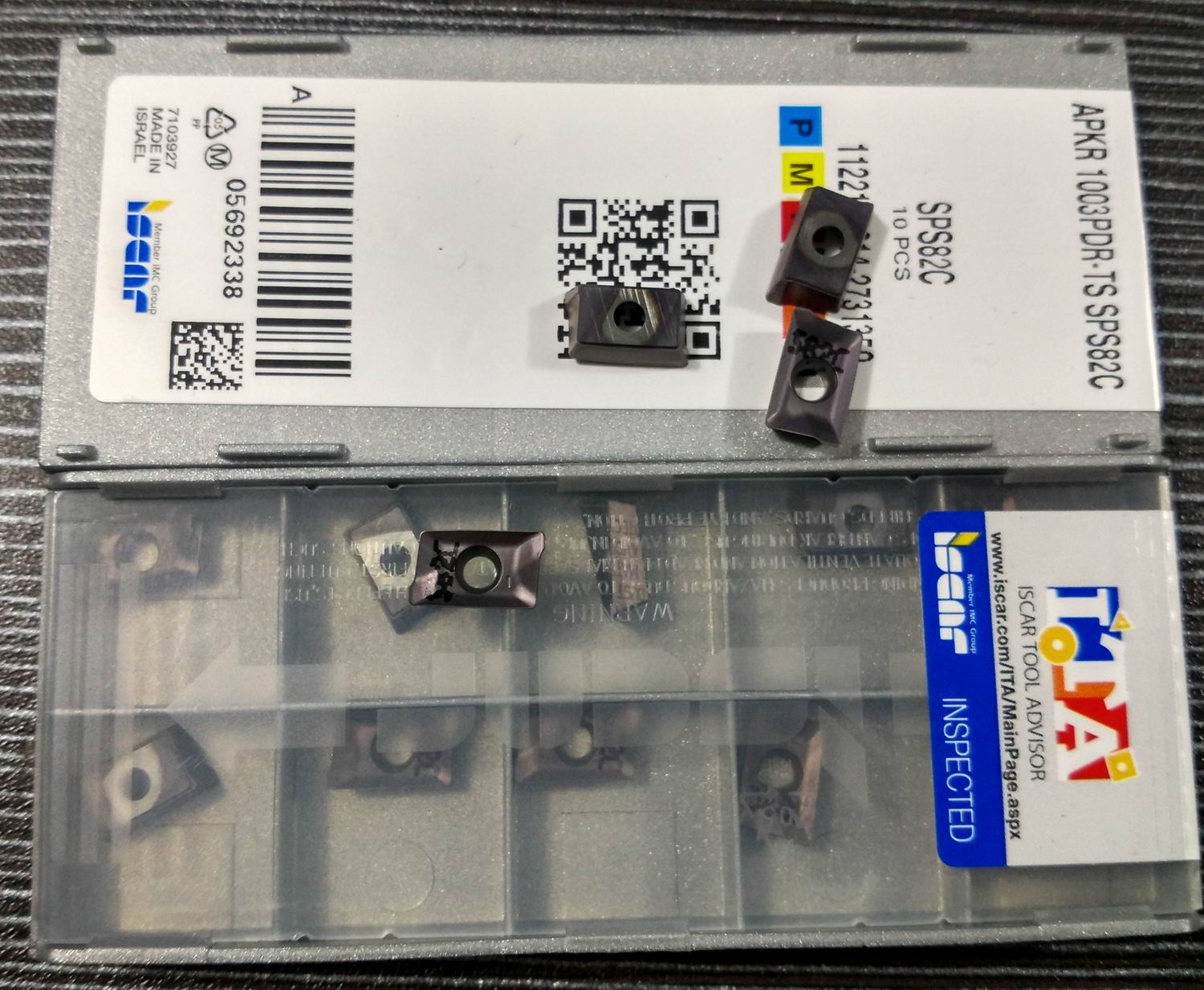 APKR APMT1003PDR-TS Israel Iscar CNC Blade CNC Tool Corn Milling Cutter