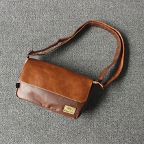 New threebox shoulder bag trend mens bag Small Satchel umbrella Bag Mens backpack student bag mineral water bag