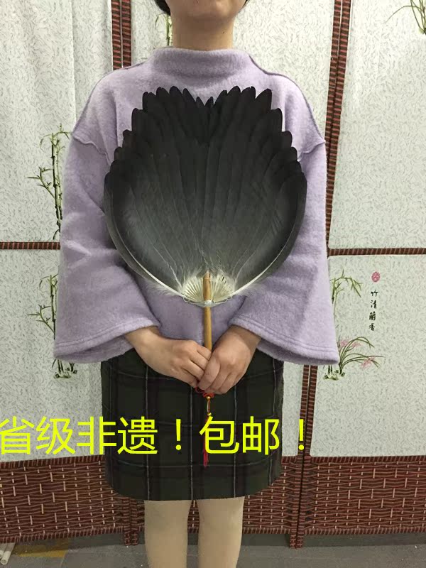 Nanjing's old character Gao Chunhe Special birth pregnant woman Maternity sitting month child baby baby giant goose feather fan