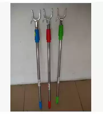 Promotional clothing store props Clothing display rack Clothing store telescopic clothes pick rod Clothes fork Children's clothing rack