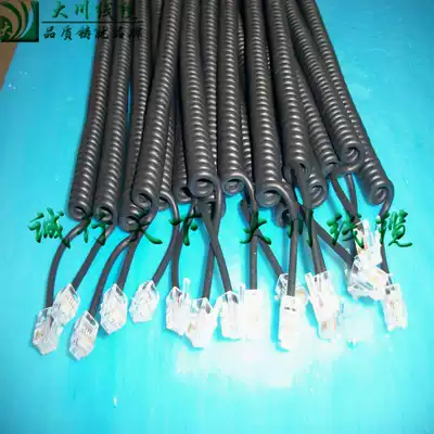 Factory professional custom spring wire PU slingbow wire spiral telescopic wire telephone line
