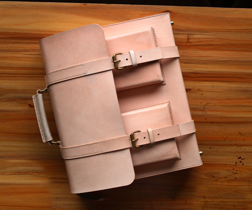 Handmade leather leather head leather leather bag Cambridge bag single shoulder - strapped shoulder - strand shoulder bag