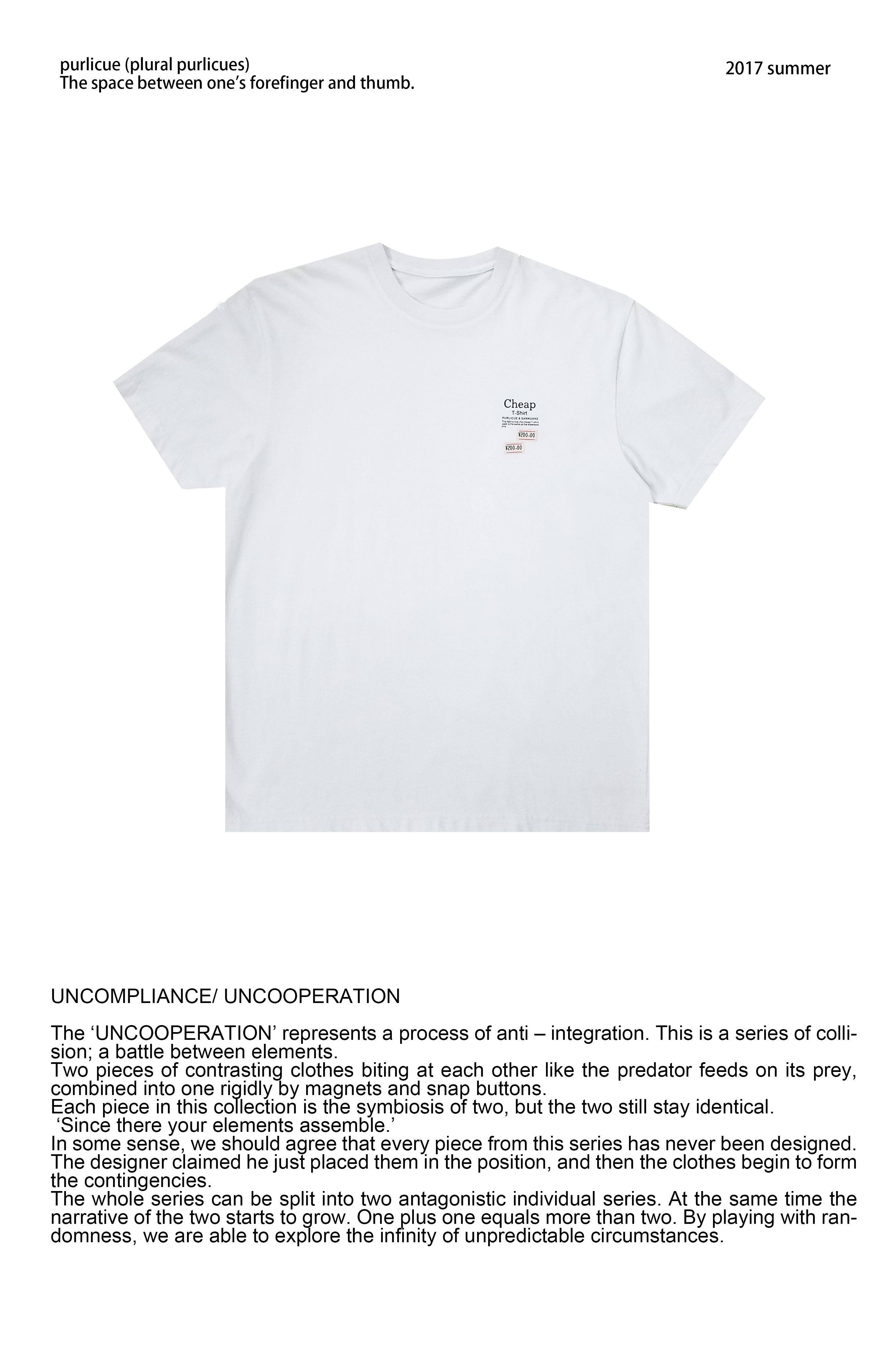 苏五口PURLICUE×SANKUANZ  不合作短袖 CHEAP