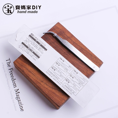 Аксессуар для волос ручной работы, пинцет из нержавеющей стали, 1.5мм, увеличенная толщина